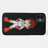 Cartoon Space Kids / Junge Case-Mate iPhone Hülle (Rückseite (Horizontal))