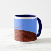 Cartoon Space Ship Alien Planet Tasse (VorderseiteRechts)