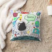 Cartoon Space Theme Theme Kopfkissen Kissen (Decke)