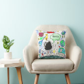 Cartoon Space Theme Theme Kopfkissen Kissen (Stuhl )