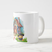 Cartoon Spaß Tasse: Sip mit einem Lächeln! Jumbo-Tasse (Vorderseite Rechts)