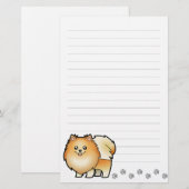 Cartoon-Spitz Briefpapier (Vorne/Hinten)