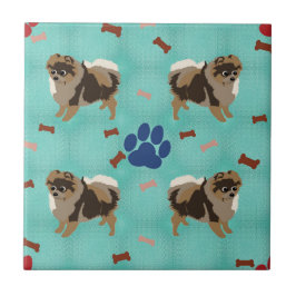 Cartoon Spitz Fliese