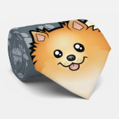 Cartoon-Spitz Krawatte (Gerollt)