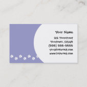 Cartoon-Spitz Visitenkarte (Rückseite)