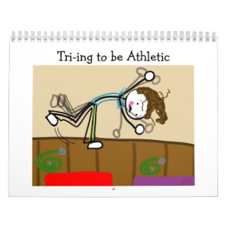 Cartoon-Sport-Kalender 2013: Tri-ing athletisch Kalender