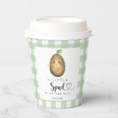 Cartoon Spud Baby Dusche Pappbecher (Vorderseite)