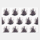 Cartoon Spuk House Wrapper Geschenkpapier Set (Vorderseite)