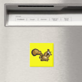 Cartoon Squirrel Magnet (In Situ (Geschirrspüler))