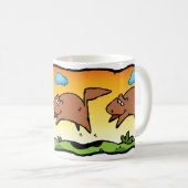 Cartoon Squirrels Tasse (VorderseiteRechts)