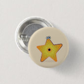Cartoon Starfish Button (Vorne & Hinten)