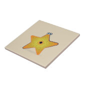 Cartoon Starfish Fliese (Seite)