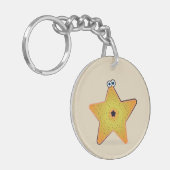 Cartoon Starfish Schlüsselanhänger (Vorderseite links)