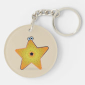 Cartoon Starfish Schlüsselanhänger (Rückseite)