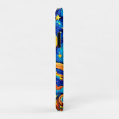 Cartoon Starry Night Art Case-Mate iPhone Hülle (Hinten/Rechts)