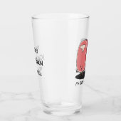 Cartoon Steak & Sauce Custom GRILLEN Koch Glas (Rechts)