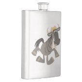 Cartoon Steche Tanzen Wildebeest Classic Flask Flachmann (Rechts)