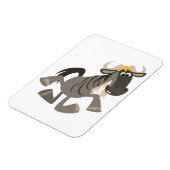 Cartoon Steche Tanzen Wildebeest Flexible Magnet (Linke Seite)