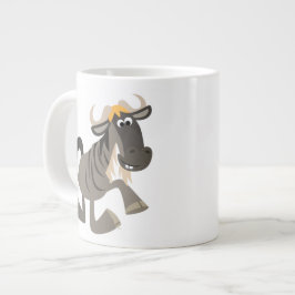 Cartoon Steche Tanzen Wildebeest Jumbo Tasse
