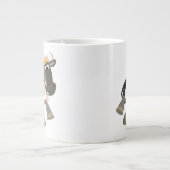 Cartoon Steche Tanzen Wildebeest Jumbo Tasse (Vorderseite)