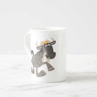 Cartoon Steche Tanzen Wildebeest Knochen China Tas Porzellantasse