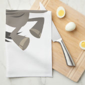 Cartoon Steche Tanzen Wildebeest Küchentuch (Viertel Falte)