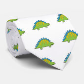 Cartoon stegosaurus dino krawatte (Gerollt)
