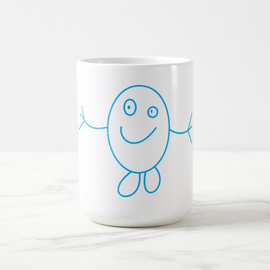 Cartoon Stick Man Tasse (Mittel)