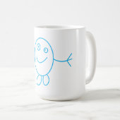 Cartoon Stick Man Tasse (VorderseiteRechts)