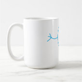 Cartoon Stick Man Tasse (Links)