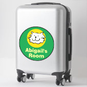 Cartoon-Sticker für Kinderzimmer Aufkleber (Koffer)