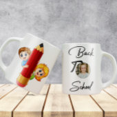 Cartoon Stift | Zurück zur Schule Tasse