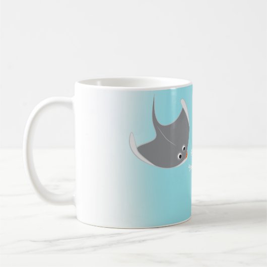 Cartoon Stingray Kaffeetasse (Links)