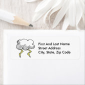 Cartoon Storm Cloud Rainy Day Design (Insitu)