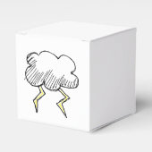 Cartoon Storm Cloud Rainy Day Design Geschenkschachtel (Vorderseite)