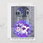 Cartoon-Strahlungskarte (Vorderseite)