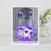 Cartoon-Strahlungskarte (Stehend Vorderseite)