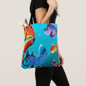 Cartoon-Strandtasche Tasche (Von Nahem)
