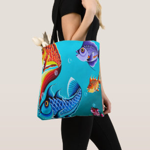 Cartoon-Strandtasche Tasche