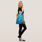 Cartoon-Strandtasche Tasche (Am Model)