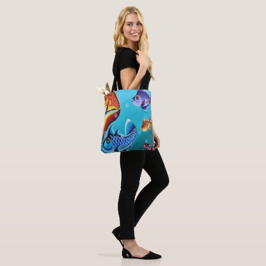 Cartoon-Strandtasche Tasche (Am Model)