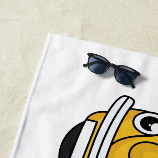 Cartoon Strandtuch (Beispiel)