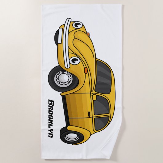 Cartoon Strandtuch (Vorderseite)