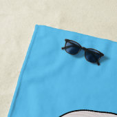 Cartoon Strandtuch (Beispiel)