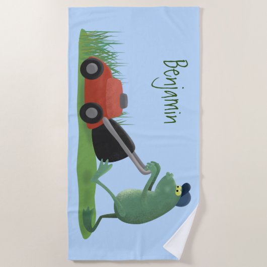 Cartoon Strandtuch (Vorderseite)