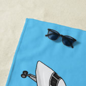 Cartoon Strandtuch (Beispiel)