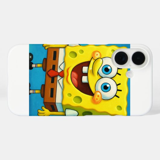 Cartoon Style Fun Yellow Character iPhone 16 Fall Case-Mate iPhone Hülle (Rückseite (Horizontal))