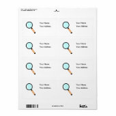 Cartoon Style Magnifying Glass (Vorne)