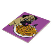 Cartoon Style Spaghetti Mops 2 Fliese (Seite)