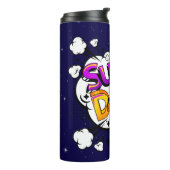 Cartoon Style Super Vater Thermosbecher (Nach links gedreht)